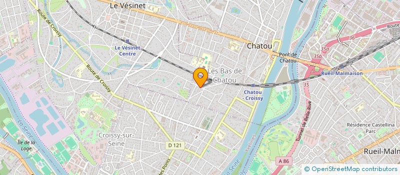 localisation de l'entreprise MADAME CLEMENCE PEREZ  CHATOU