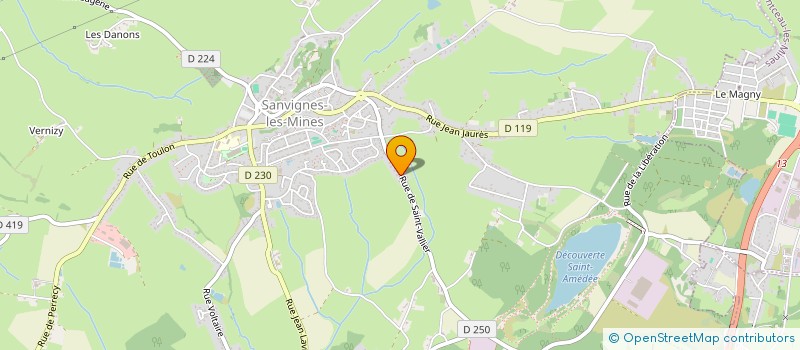 localisation de l'entreprise MADAME CLEMENCE PERNON  SANVIGNES-LES-MINES