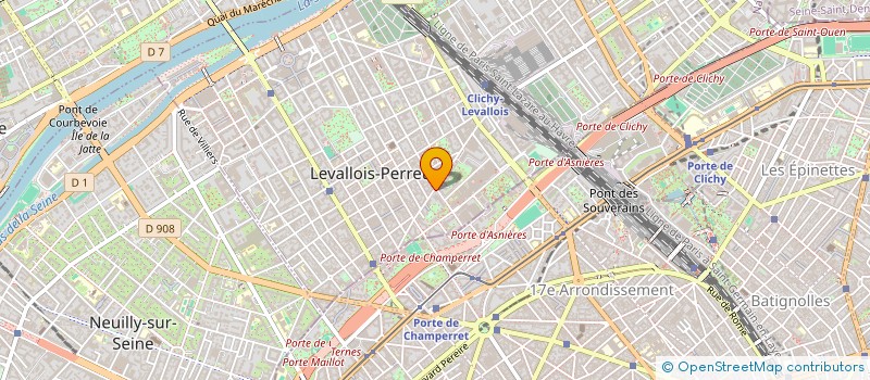 localisation de l'entreprise MADAME CLEMENCE PERRAGIN à LEVALLOIS-PERRET