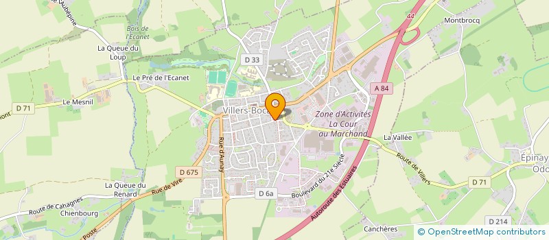 localisation de l'entreprise MADAME CLEMENCE PERRAUDEAU  VILLERS-BOCAGE