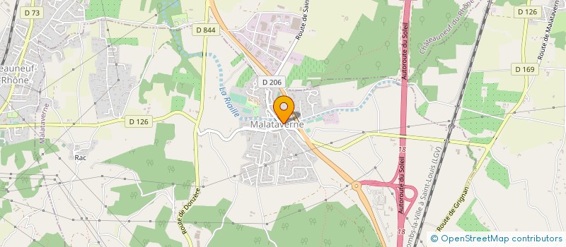 localisation de l'entreprise MADAME CLEMENCE PEYROL  MALATAVERNE