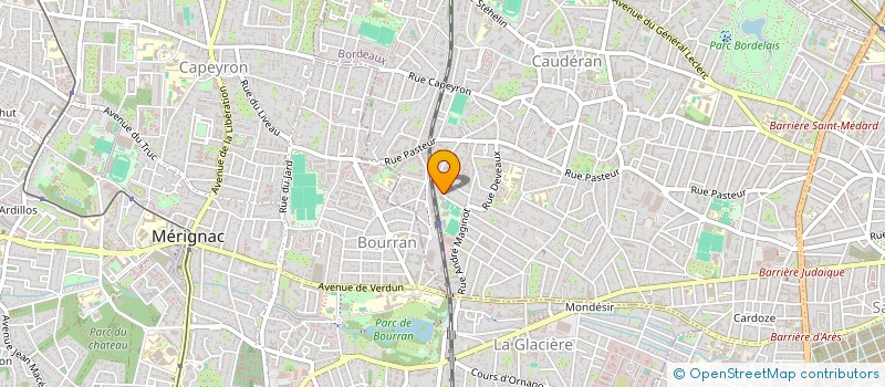 localisation de l'entreprise MADAME CLEMENCE PHILOUZE  BORDEAUX