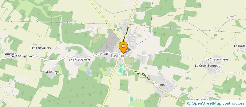 localisation de l'entreprise MADAME CLEMENCE PIAULT  LAVOUX