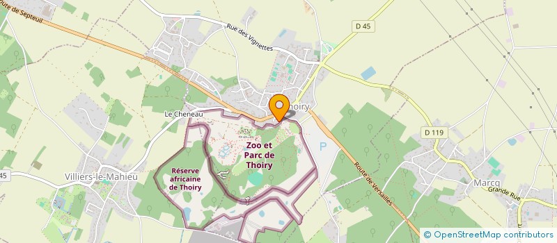 localisation de l'entreprise MADAME CLEMENCE PICARDEAU  THOIRY