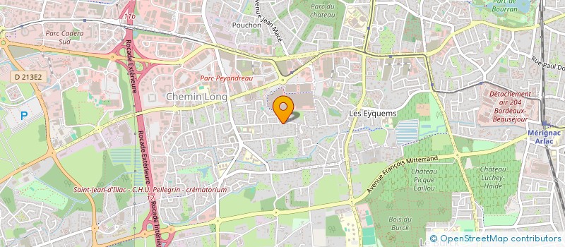 localisation de l'entreprise MADAME CLEMENCE PINEAU  MERIGNAC