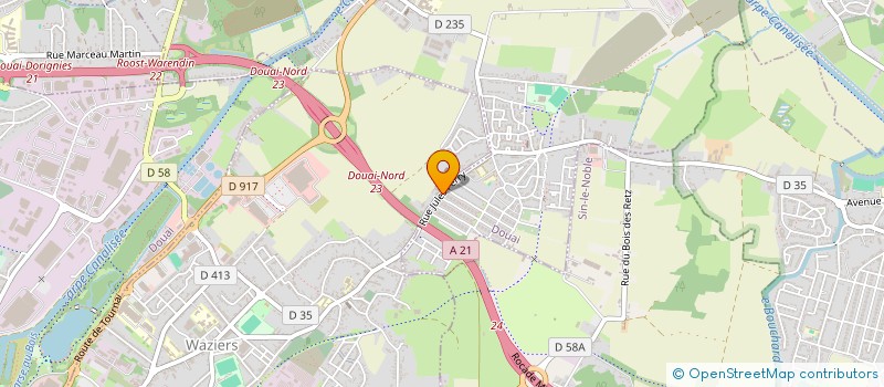 localisation de l'entreprise MADAME CLEMENCE PLATEL  MORDELLES