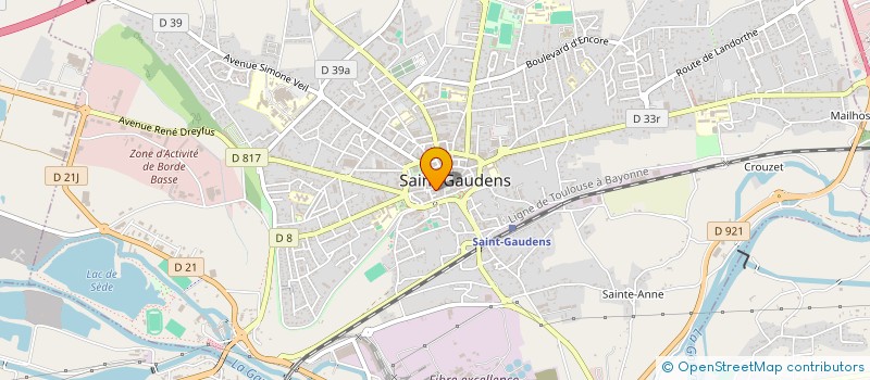 localisation de l'entreprise MADAME CLEMENCE PONSOLLE  SAINT-GAUDENS