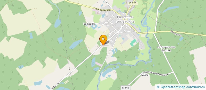 localisation de l'entreprise MADAME CLEMENCE PONTOIS  PIERREFITTE-SUR-SAULDRE