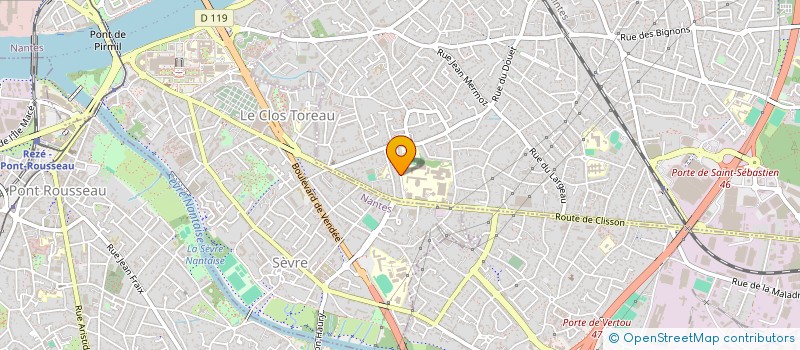 localisation de l'entreprise MADAME CLEMENCE PORCHERET à NANTES
