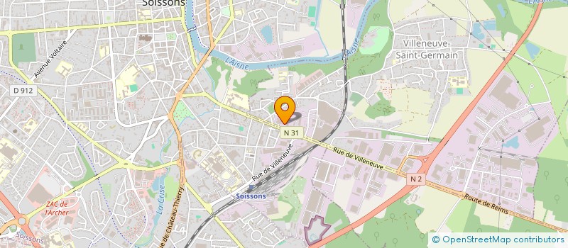 localisation de l'entreprise MADAME CLEMENCE POREAUX  VILLENEUVE-SAINT-GERMAIN