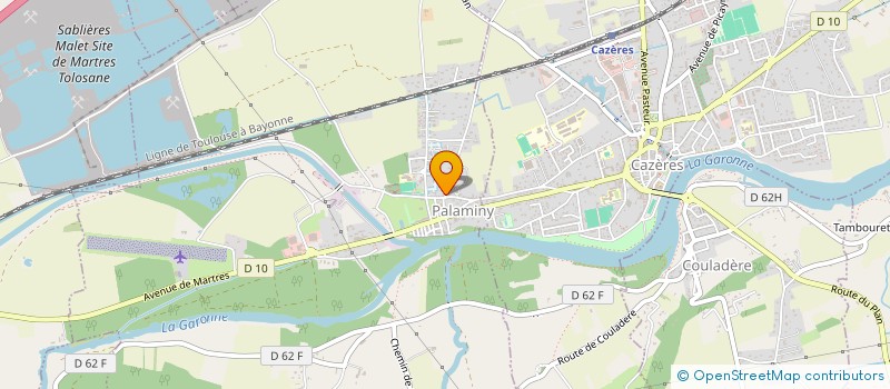 localisation de l'entreprise MADAME CLEMENCE PORTET  PALAMINY