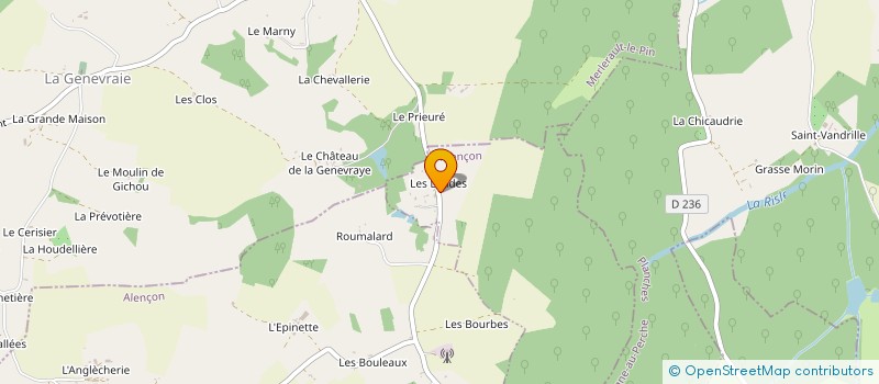 localisation de l'entreprise MADAME CLEMENCE PROD'HOMME à FERRIERES-LA-VERRERIE
