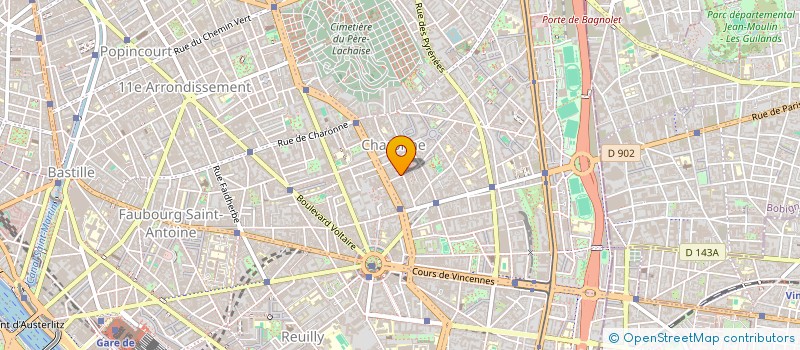 localisation de l'entreprise MADAME CLEMENCE PROVOST  PARIS