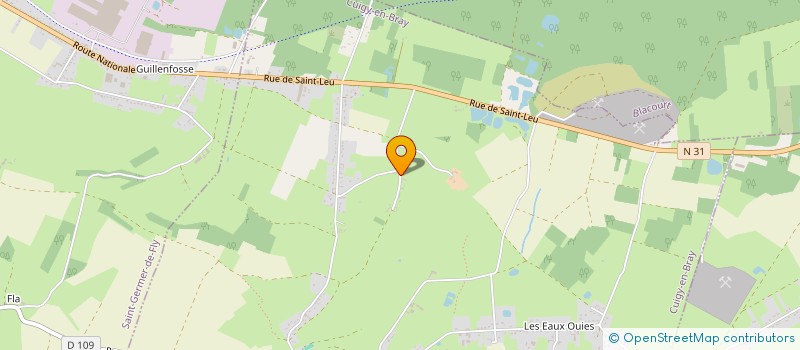 localisation de l'entreprise MADAME CLEMENCE PRUDHOMME  CUIGY-EN-BRAY