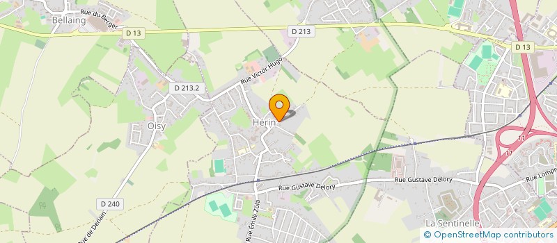 localisation de l'entreprise MADAME CLEMENCE RAEPSAET  HERIN