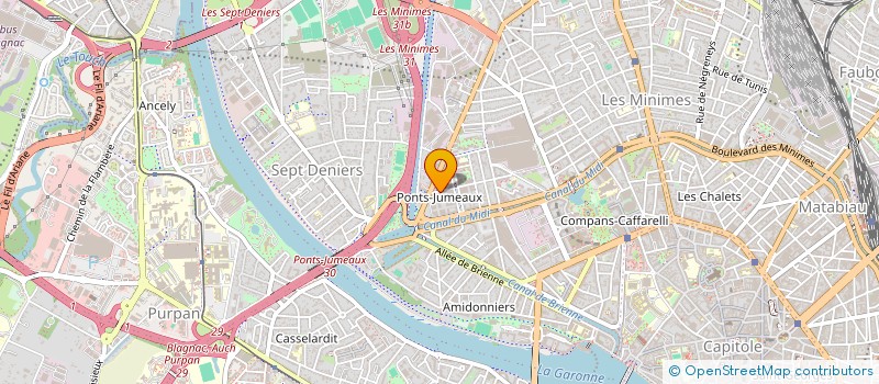 localisation de l'entreprise MADAME CLEMENCE RAMON  TOULOUSE