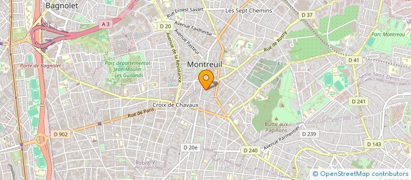 localisation de l'entreprise MADAME CLEMENCE REPOUX à MONTREUIL