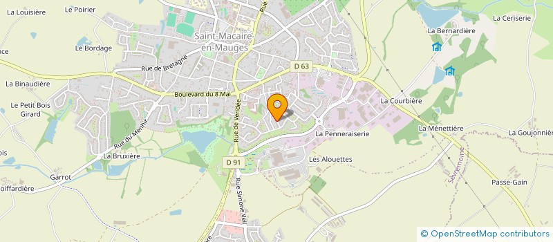localisation de l'entreprise MADAME CLEMENCE RETAILLEAU à SEVREMOINE