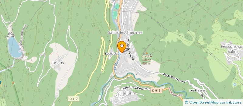 localisation de l'entreprise MADAME CLEMENCE REY  SALINS-FONTAINE