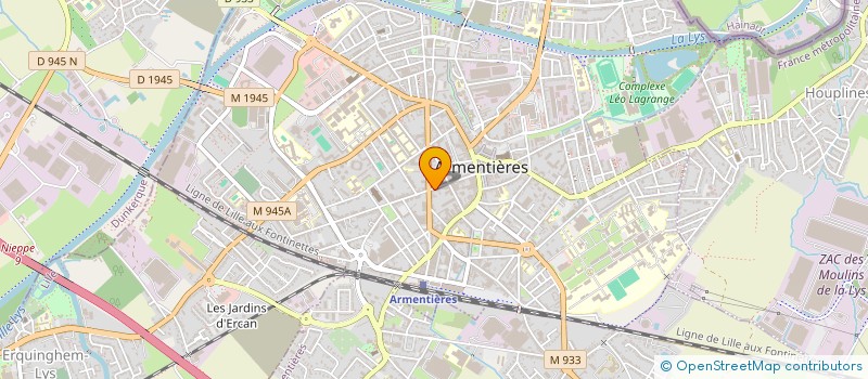 localisation de l'entreprise MADAME CLEMENCE ROBASSE  ARMENTIERES