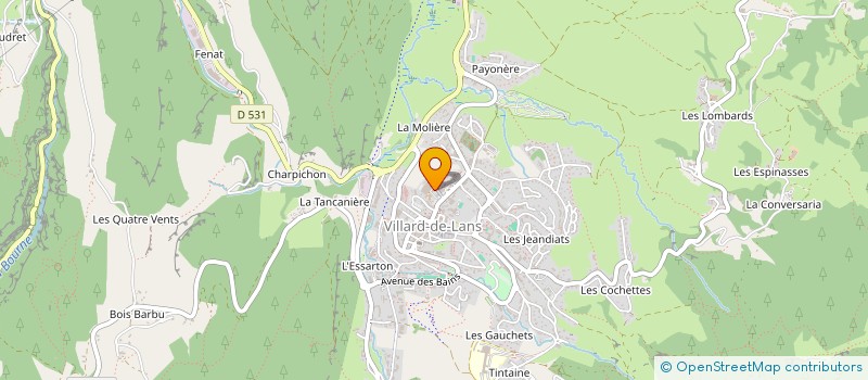 localisation de l'entreprise MADAME CLEMENCE ROBERT  VILLARD-DE-LANS