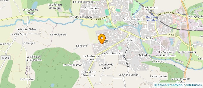 localisation de l'entreprise MADAME CLEMENCE ROBERT à MONTFORT-SUR-MEU