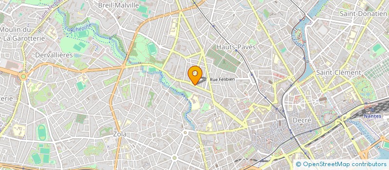 localisation de l'entreprise MADAME CLEMENCE ROBIN à NANTES