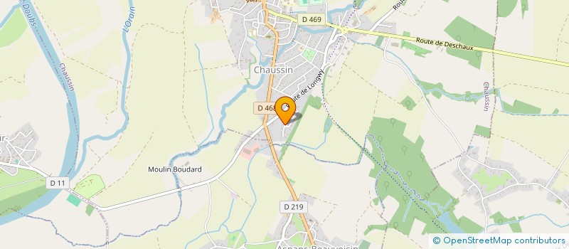 localisation de l'entreprise MADAME CLEMENCE ROCCA  CHAUSSIN