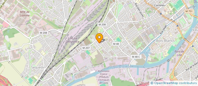 localisation de l'entreprise MADAME CLEMENCE ROCHE  LILLE