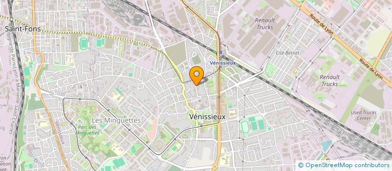 localisation de l'entreprise MADAME CLEMENCE ROGER  VENISSIEUX