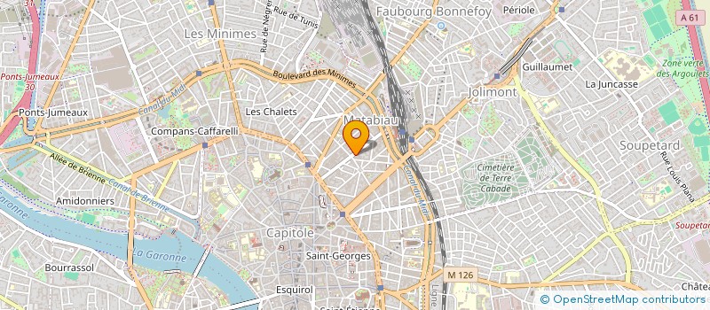 localisation de l'entreprise MADAME CLEMENCE ROGER  TOULOUSE