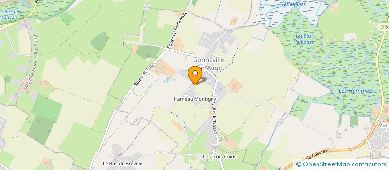 localisation de l'entreprise MADAME CLEMENCE ROLLAND  MERVILLE-FRANCEVILLE-PLAGE