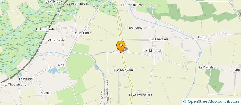 localisation de l'entreprise MADAME CLEMENCE ROSE  GUEMENE-PENFAO