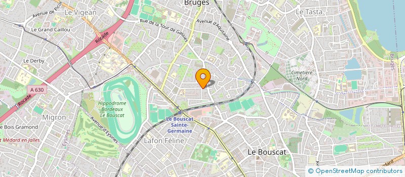 localisation de l'entreprise MADAME CLEMENCE ROSSI DE LALA  BRUGES