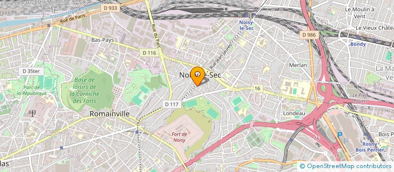 localisation de l'entreprise MADAME CLEMENCE ROUSSEL à NOISY-LE-SEC