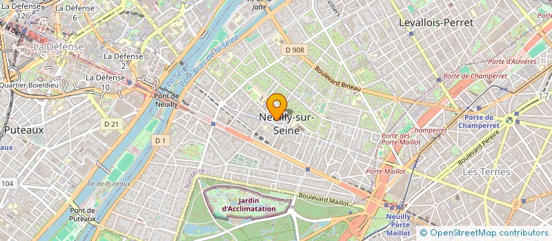 localisation de l'entreprise MADAME CLEMENCE ROUX à NEUILLY-SUR-SEINE