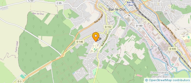 localisation de l'entreprise MADAME CLEMENCE RUSE à BAR-LE-DUC