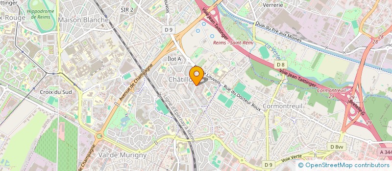 localisation de l'entreprise MADAME CLEMENCE SAINT-LEGER  REIMS