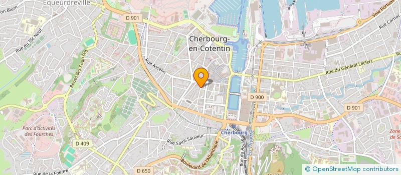 localisation de l'entreprise MADAME CLEMENCE SALMON  CHERBOURG-EN-COTENTIN