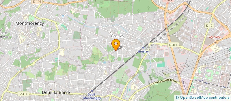 localisation de l'entreprise MADAME CLEMENCE SAMMA  GROSLAY