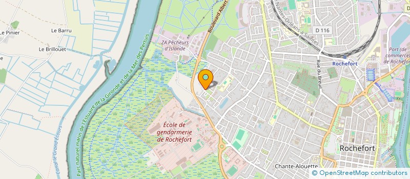 localisation de l'entreprise MADAME CLEMENCE SANZ  ROCHEFORT