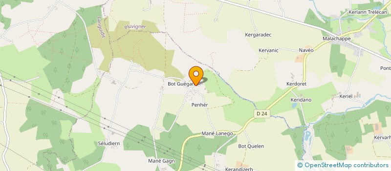 localisation de l'entreprise MADAME CLEMENCE SAULNIER  LANDEVANT