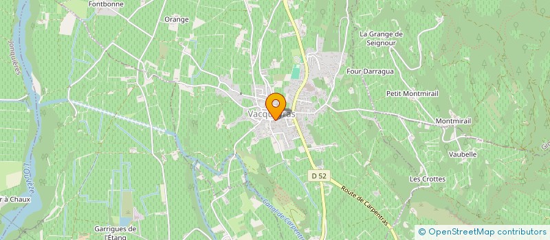 localisation de l'entreprise MADAME CLEMENCE SAUREL  VACQUEYRAS