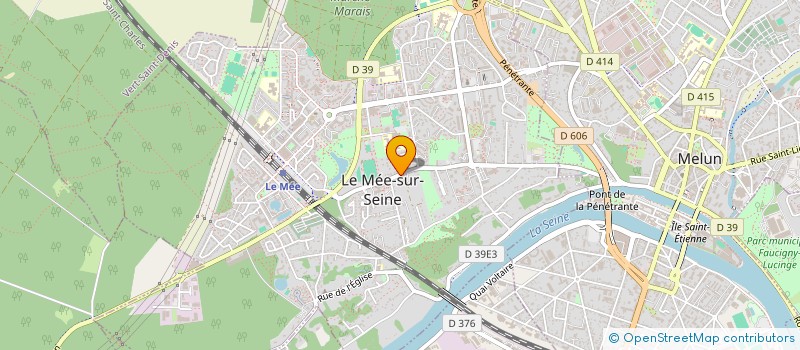 localisation de l'entreprise MADAME CLEMENCE SAUVAGE à LE MEE-SUR-SEINE