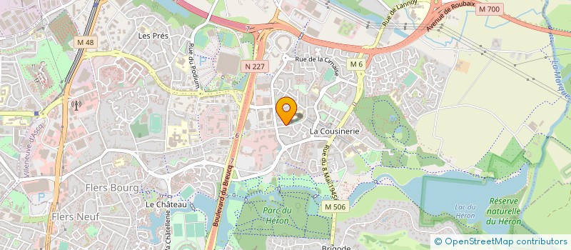 localisation de l'entreprise MADAME CLEMENCE SAVAGE  VILLENEUVE-D'ASCQ