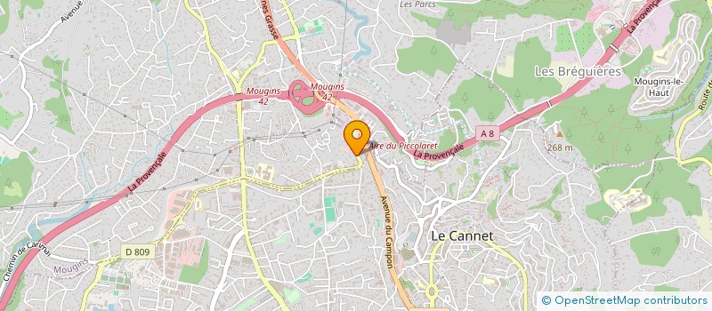 localisation de l'entreprise MADAME CLEMENCE SCHOTT à MOUGINS