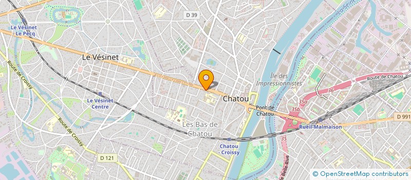 localisation de l'entreprise MADAME CLEMENCE SCHREIBER  CHATOU