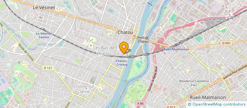 localisation de l'entreprise MADAME CLEMENCE SCHROEDER  CHATOU