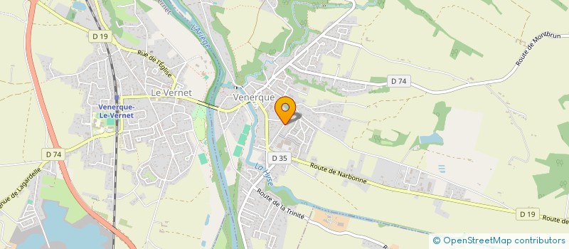 localisation de l'entreprise MADAME CLEMENCE SEBASTIEN à VENERQUE