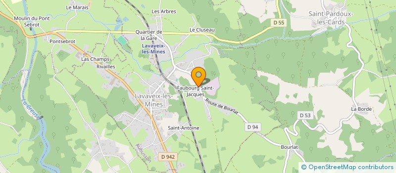 localisation de l'entreprise MADAME CLEMENCE SIRIEIX à LAVAVEIX-LES-MINES